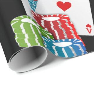 Las Vegas Casino Large Blackjack Cards And Chips