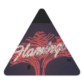 Las Vegas Flamingo Hotel Triangle Sticker