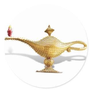 Las Vegas Magic Lamp Classic Round Sticker