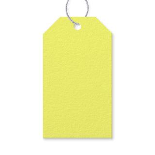 Laser Lemon  (solid color)  Gift Tags