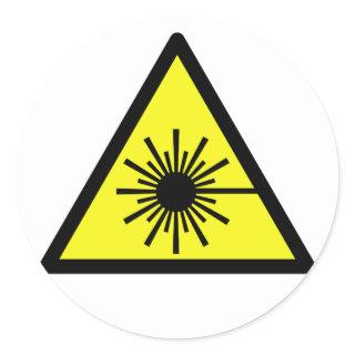 Laser_Radiation Classic Round Sticker
