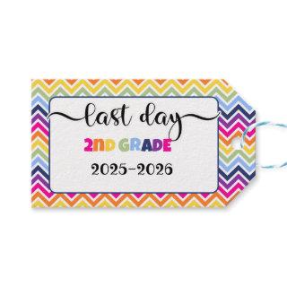 last day of 2nd grade photo prop sign gift tags