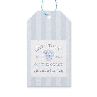Last Toast On The Coast Bachelorette Party Favor Gift Tags