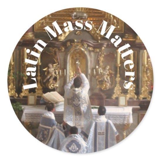 Latin Mass Matters sticker