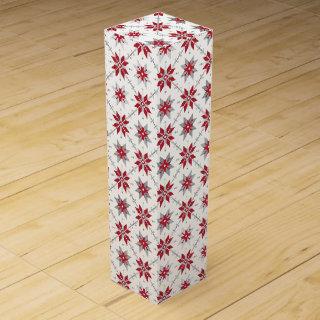 Latvian Morning SUN geometric pattern V Wine Box