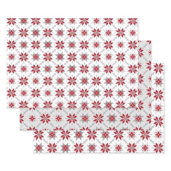 Latvian Morning SUN geometric pattern V  Sheets