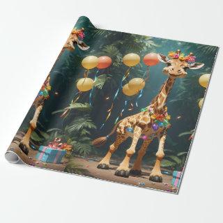 Laughing Giraffe with Gifts