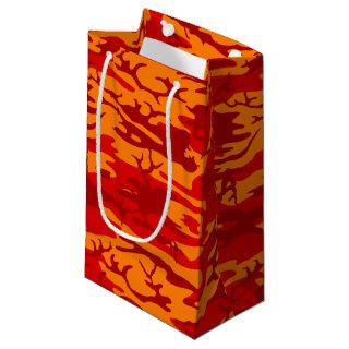 Lava Red Camo Small Gift Bag