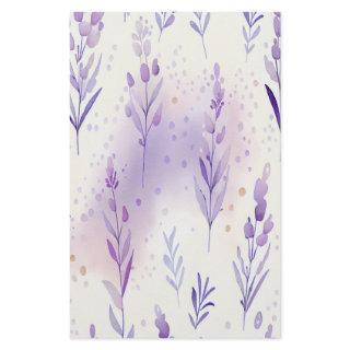 Lavendar Watercolor Soap Wrap Paper Sheet