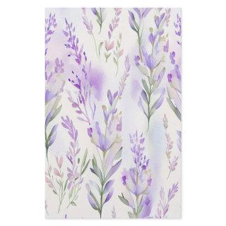 Lavendar Watercolor Soap Wrap Paper Sheet