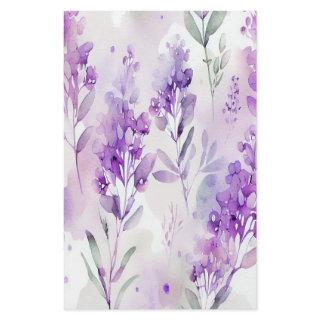 Lavendar Watercolor Soap Wrap Paper Sheet