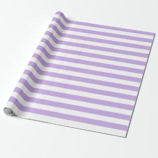 Lavender and White Stripes