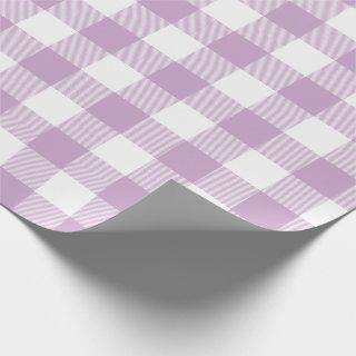 Lavender Buffalo Check Pattern