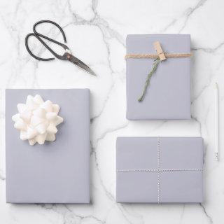 Lavender Gray Solid Color  Sheets
