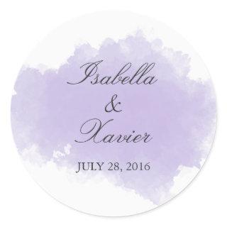 Lavender Mist | Wedding Favor Sticker
