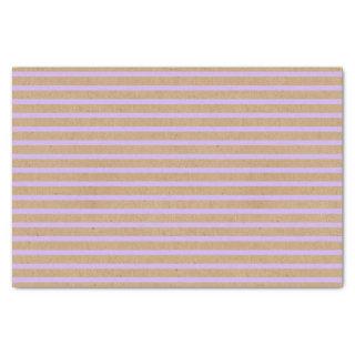 Lavender Violet Purple Lines Faux Rustic Kraft Tissue Paper