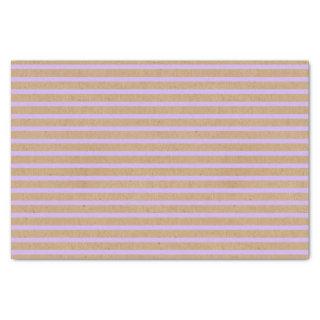 Lavender Violet Purple Lines Faux Rustic Kraft Tissue Paper