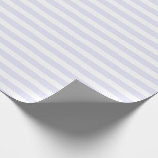 Lavender White Simple Horizontal Striped