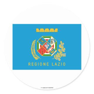 Lazio flag classic round sticker