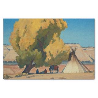 “Lazy Autumn” Western Art by Maynard Dixon Tissue Paper