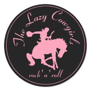 Lazy Cowgirls sticker - large