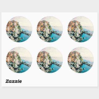ldp Cinque Terre - Manarola Classic Round Sticker