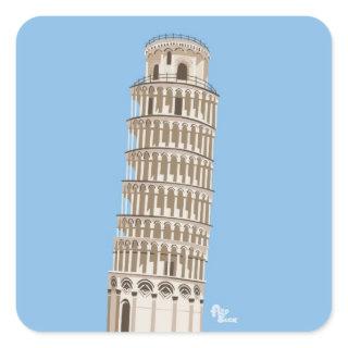 Leaning Tower of Pisa Stickers