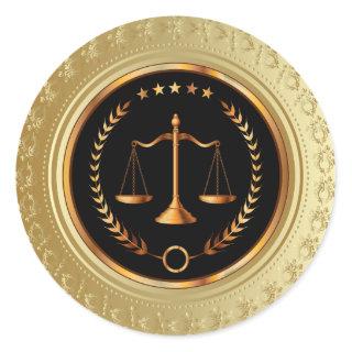 Legal / Attorney / Scales of Justice Sticker - SRF