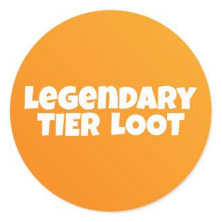 Legendary Tier Loot Gamer Party Sticker