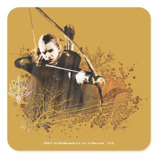 LEGOLAS GREENLEAF™ Shooting Arrow Square Sticker