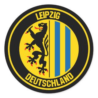 Leipzig Round Emblem Classic Round Sticker