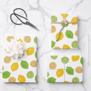 Lemon and Lime Pattern  Sheets