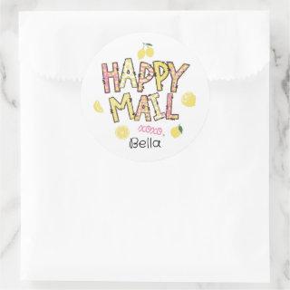 Lemon happy mail sticker