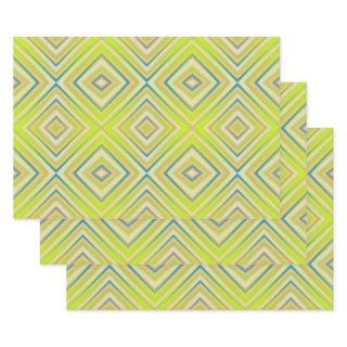 Lemon Lime Alternative Diamond Pattern  Sheets