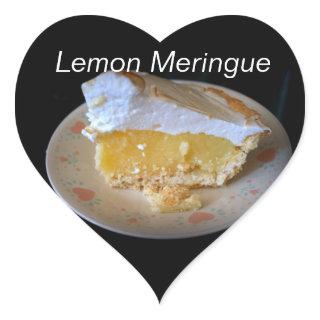Lemon Meringue Heart Sticker