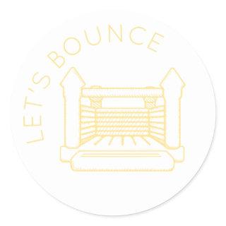 Lennon Bounce House "Let's Bounce" Sticker