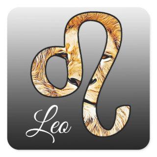 Leo Horoscope Sign Lion Stickers