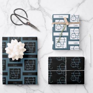 Leo Zodiac Sign Fun Quote Blue Text Birthday  Sheets