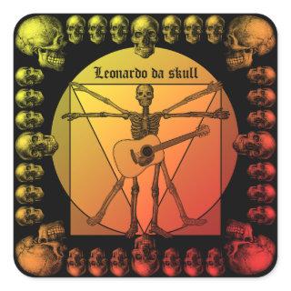 Leoguitar1 Square Sticker
