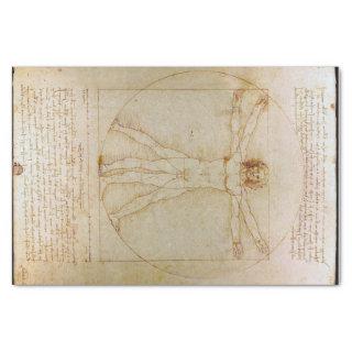 Leonardo Da Vinci, The Vitruvian Man,Renaissance Tissue Paper