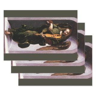 Leonardo da Vinci's Angel in Green with a Vielle  Sheets