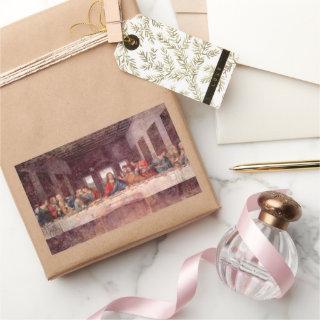 Leonardo da Vinci's The Last Supper Rectangular Sticker