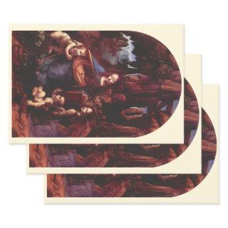 Leonardo da Vinci's Virgin (Madonna) of the Rocks  Sheets