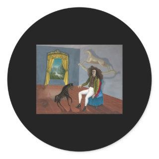Leonora Carrington Self-Portrait Famous Surrealist Classic Round Sticker