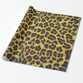 Leopard Brown and Yellow Print