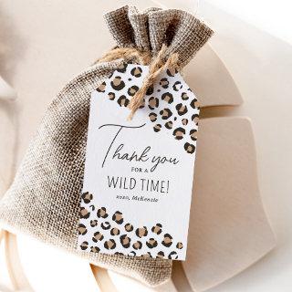 Leopard Print Birthday Party Gift Tags