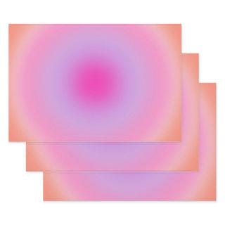 Les Couleurs 01 Orange And Pink Gradient Aura  Sheets