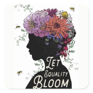 Let Equality Bloom stickers