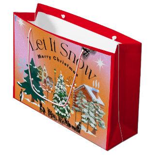 Let It Snow Large Gift Bag