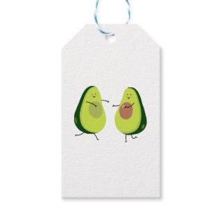 LET'S AVOCUDDLE, AVOCADO DESIGN GIFT TAGS